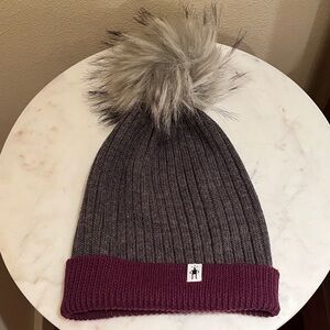 Smartwool Charcoal Pom-Pom Beanie